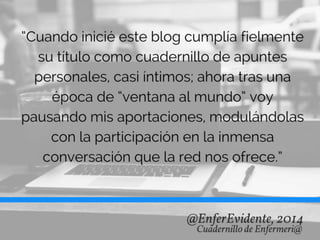 Hacer un blog? Fernando Campaña