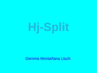 Hj-Split

Gemma Montañana Lluch
 