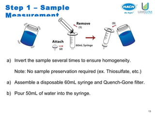 Hach lumin ultra sales training drinking water l2 3-oct-13 (1) | PPT