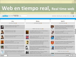 Web en tiempo real,  Real time web 