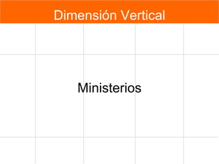 Dimensión Vertical Ministerios 
