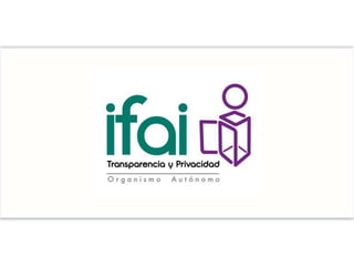 Primeros proyectos de
transparencia inteligente
en el nuevo IFAI
Ponencia del Comisionado Joel Salas. Junio de 2014
 