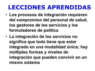 Hacia Redes Integradas De Servicios De Salud | PPT