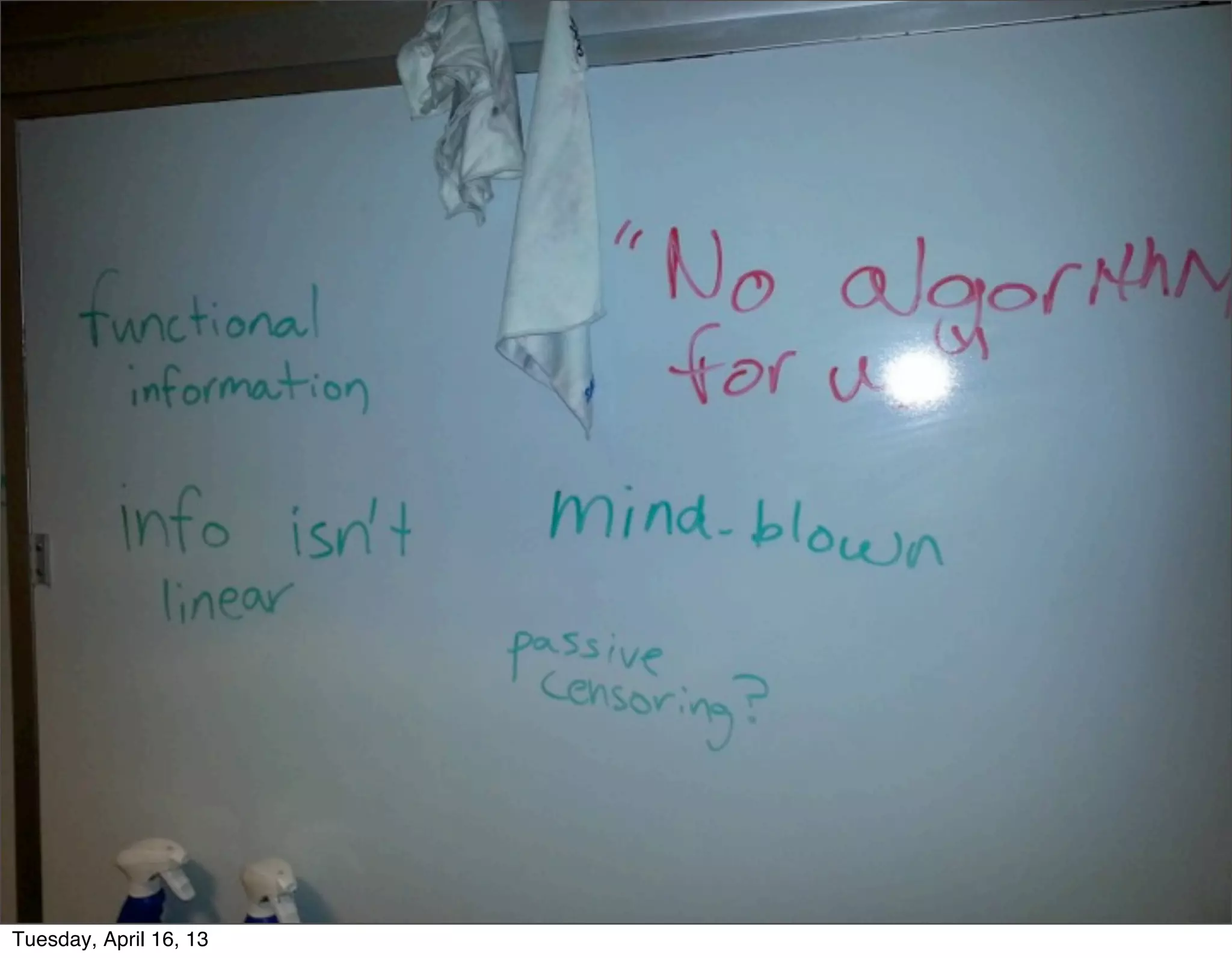 Tuesday, April 16, 13
 