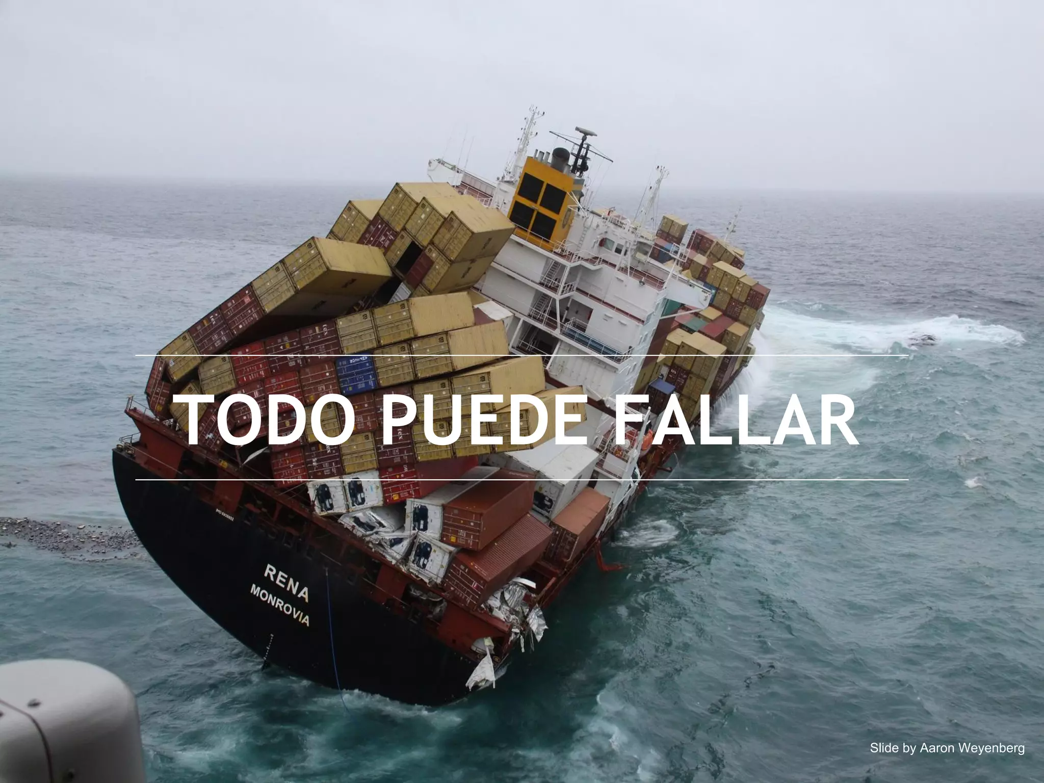 TODO PUEDE FALLAR
Slide by Aaron Weyenberg
 