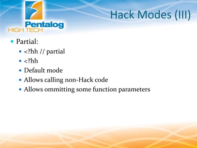 Hack programming language | PPT