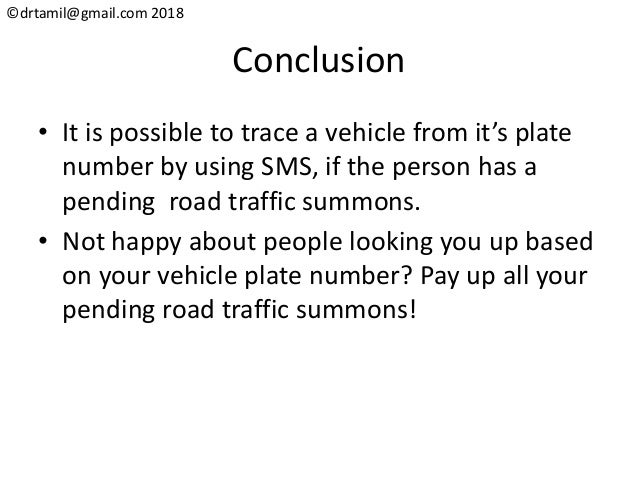 Hack 27 How To Trace The Vehicle Owner In Malaysia