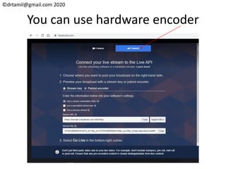 ©drtamil@gmail.com 2020
You can use hardware encoder
 
