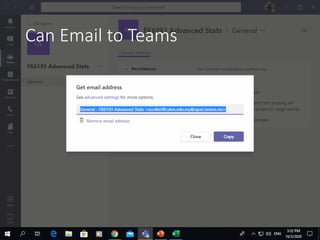 ©drtamil@gmail.com 2020
Can Email to Teams
 
