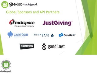 Global Sponsors and API Partners 
 