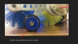 Counter road potholes and uneven surface
 