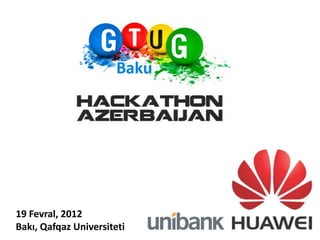 19 Fevral, 2012
Bakı, Qafqaz Universiteti
 