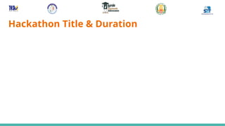 Comprehensive Hackathon Presentation Template for Students and Teams | PPTX