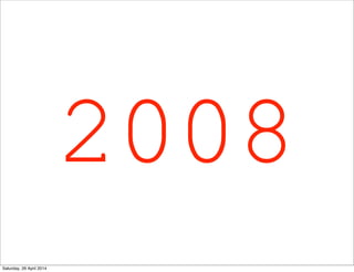 2008
Saturday, 26 April 2014
 