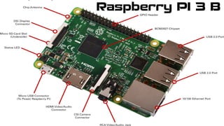 Raspberry PI 3 B
 
