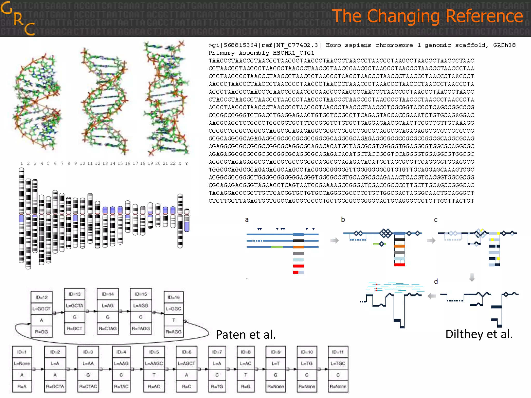 Dilthey et al.Paten et al.
The Changing Reference
 