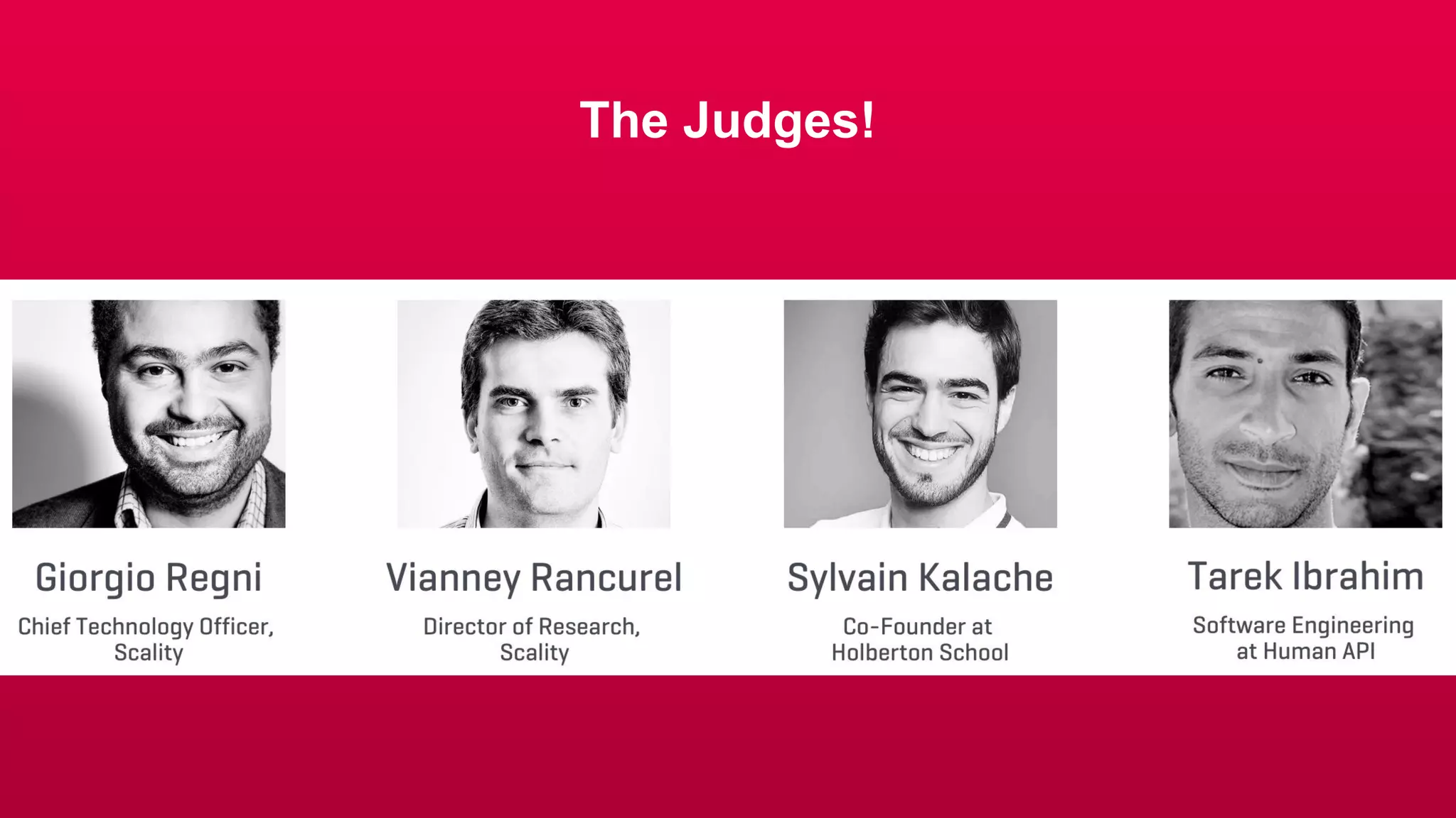 The Judges!
 