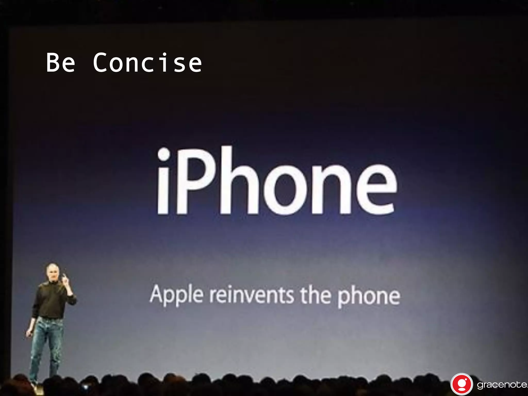 Be Prepared

•  Run through lots of examples to
find one or two that work well

• 

Make a video or screencast as soon
as everything is working

• 

What will you do if Wifi is down?

• 

Do an A/V test

 
