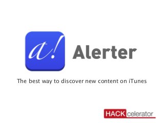 The best way to discover new content on iTunes
 