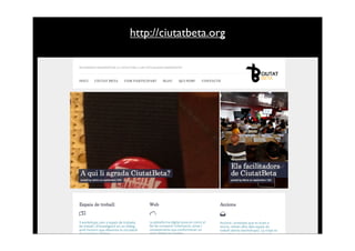 http://ciutatbeta.org
 
