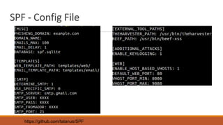 SPF - Config File
https://github.com/tatanus/SPF
 