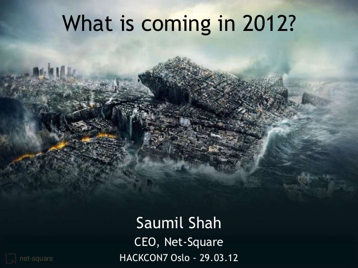 2012 the end of