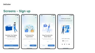 DeClutter – Smart UX/UI Solution for Managing Digital Notifications and ...
