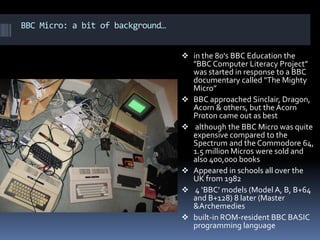 Idea Store http://ideas.welcomebackstage.com/ideatorrent/If you’ve got a great idea for re-using BBC content – share it!You can:  vote, comment  comment, get help and  watch ideas grow!