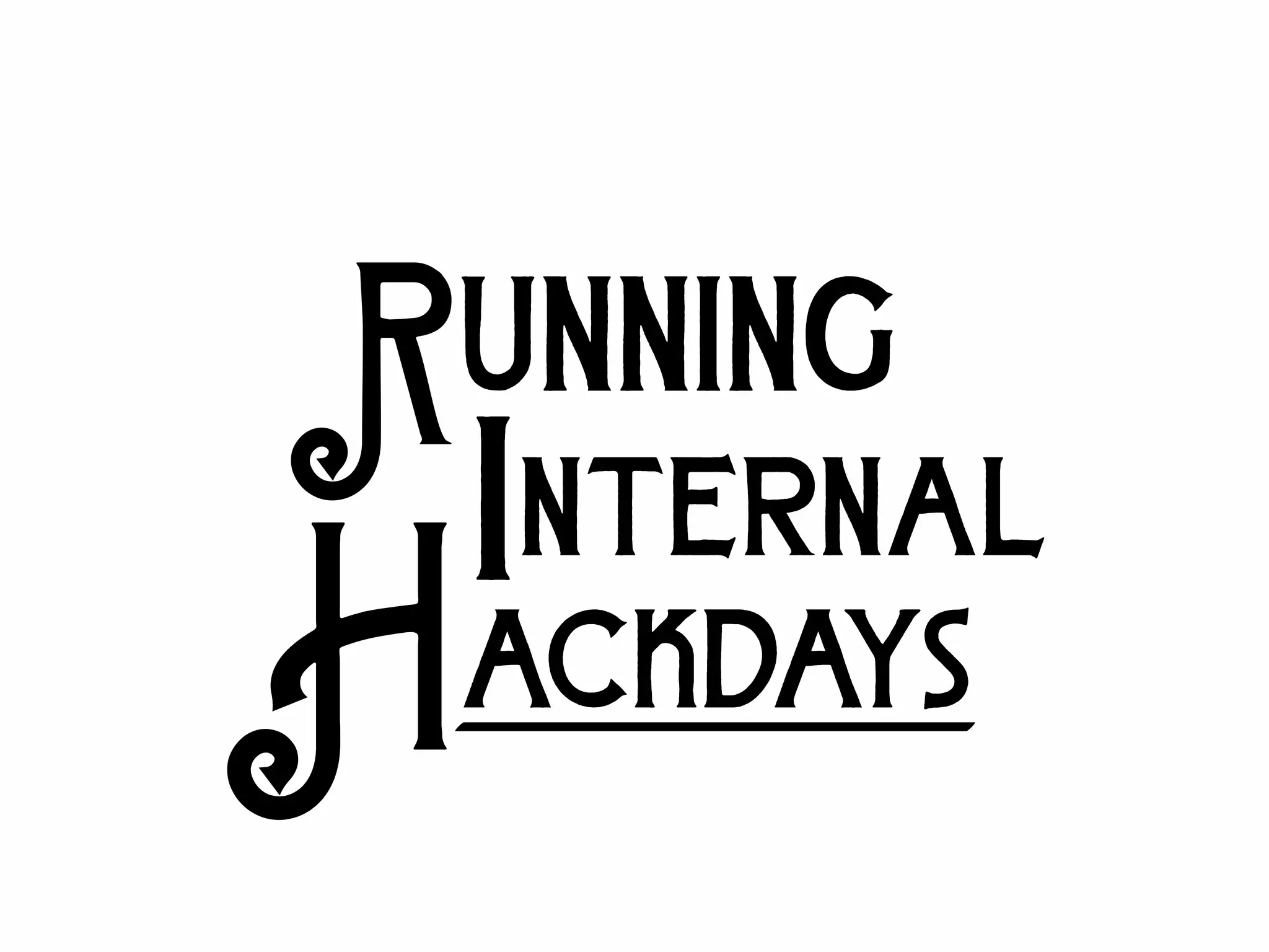 Running
ackdaysH
nternali
 