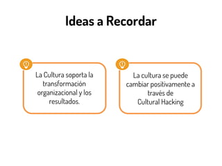 Hackeando la Cultura Organizacional | PDF