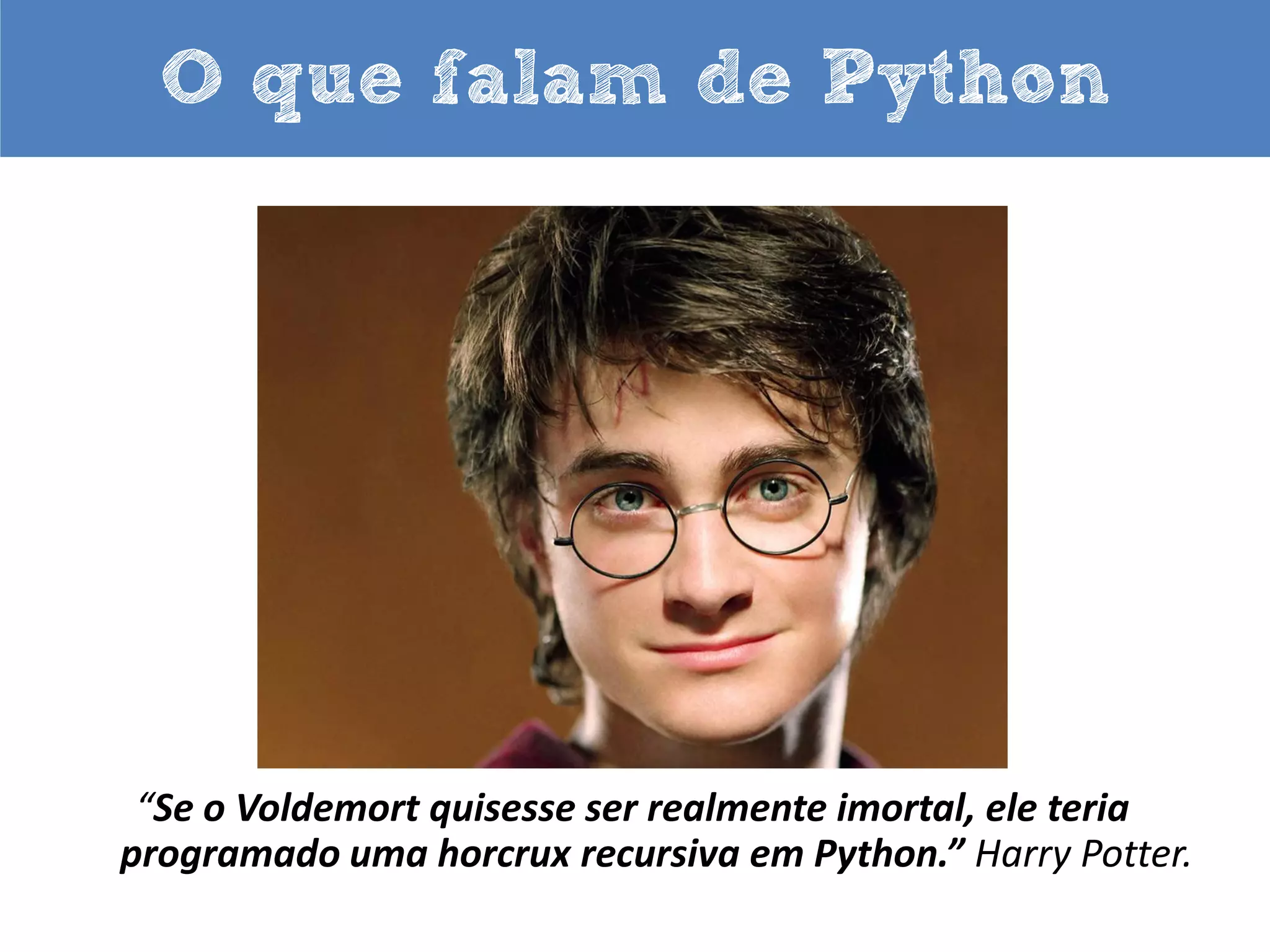 Python: quem usa

 