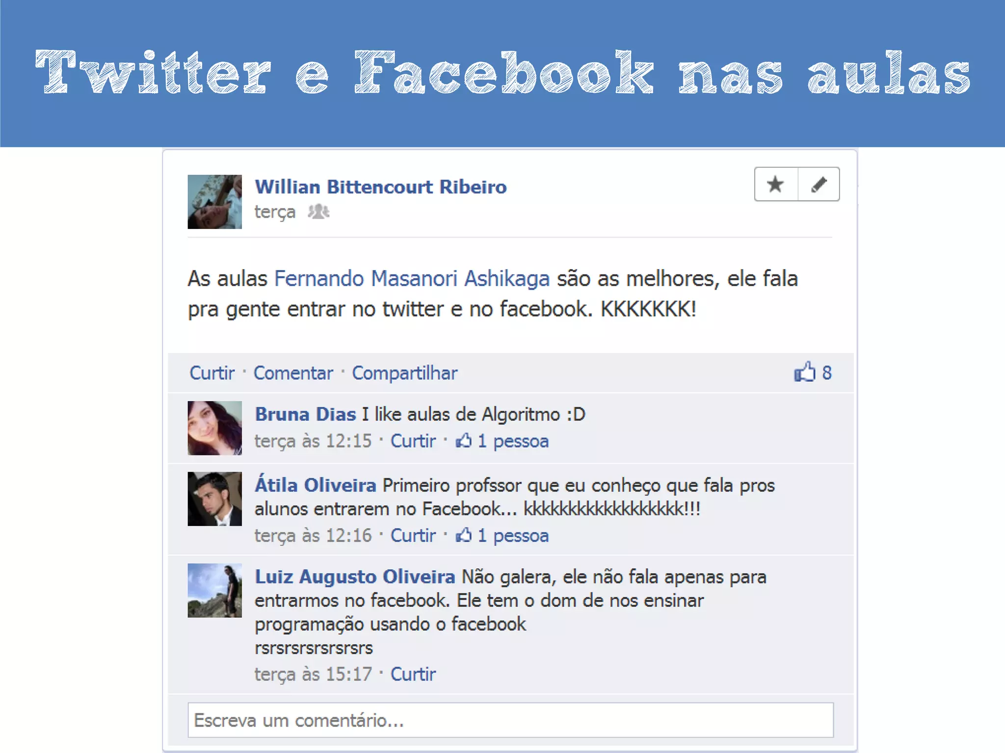 O que falam de Python

"Only ugly languages become popular. Python is the one exception"
Don Knuth, walking to dinner after Alan Turing's Centenary Celebration
(from @ivanov on Twitter)

 
