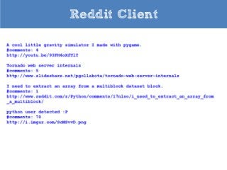 Reddit Client

 