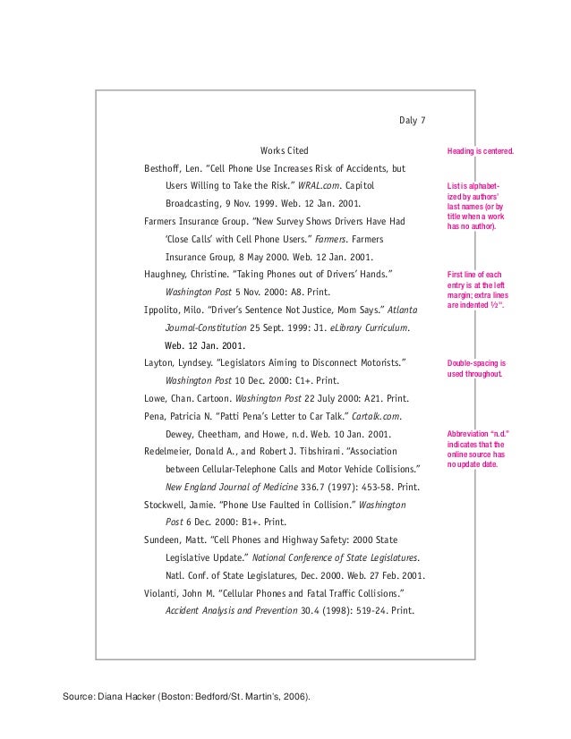 sample mla research paper