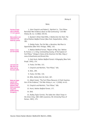 Chicago (CMS) Research Paper - Diana Hacker (Boston: Bedford/St. Martin ...