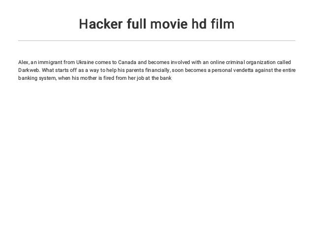Hacker Full Movie Hd Film