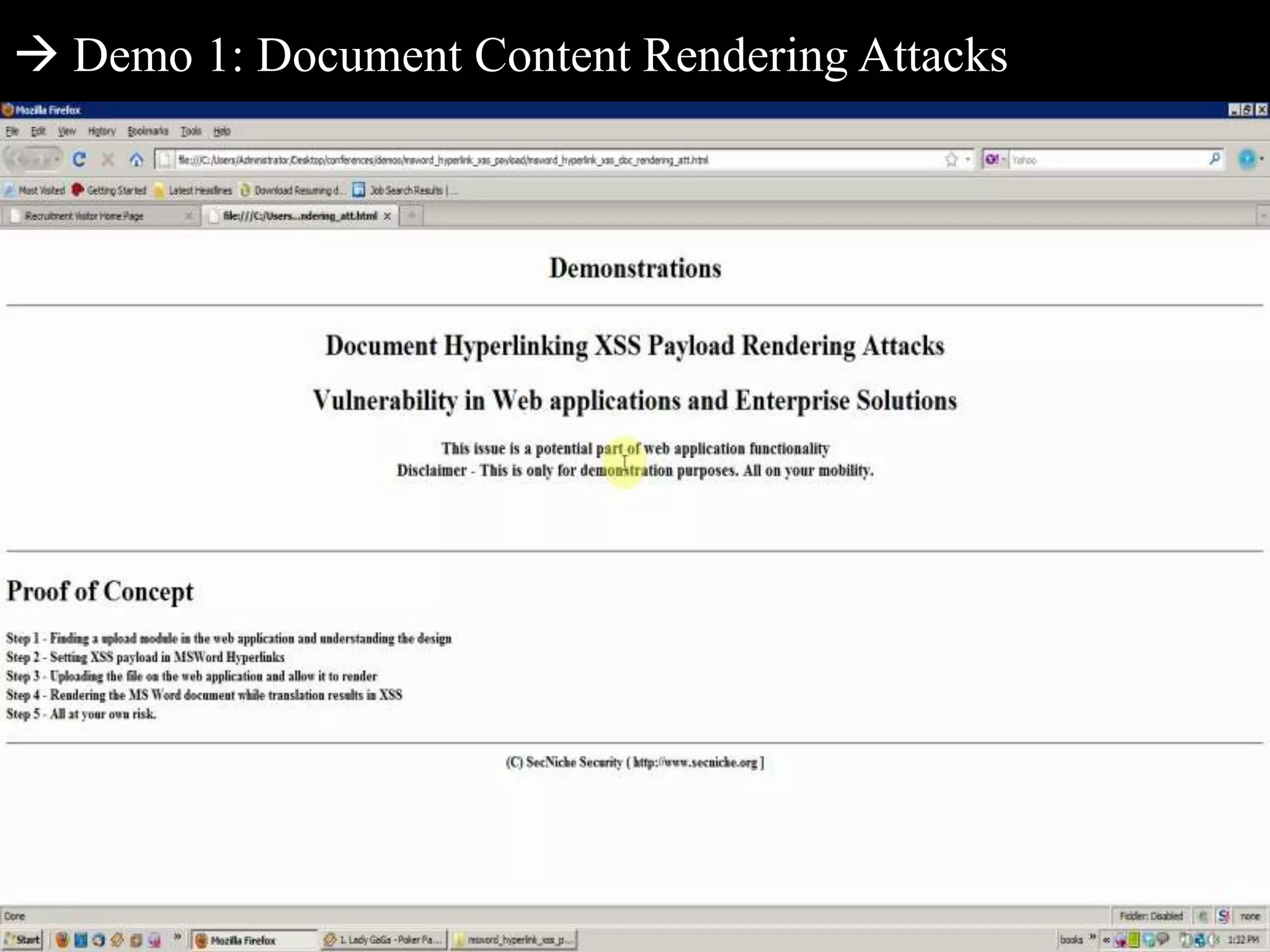  Web Application State and Risks© OWASP