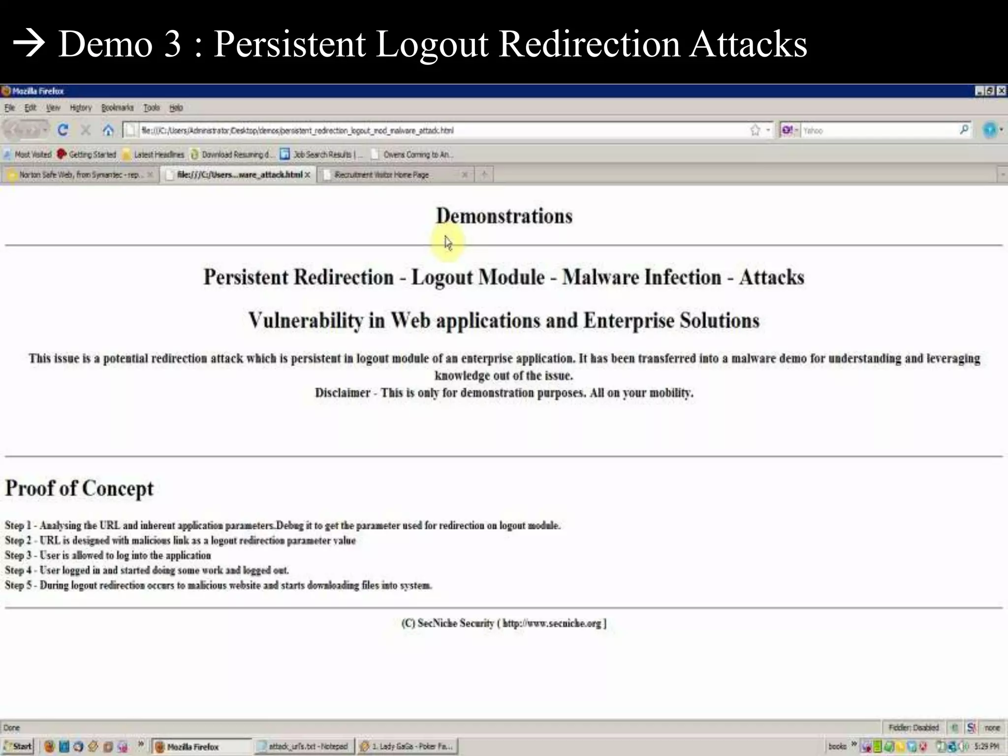  Web Application Testing - Methodologies