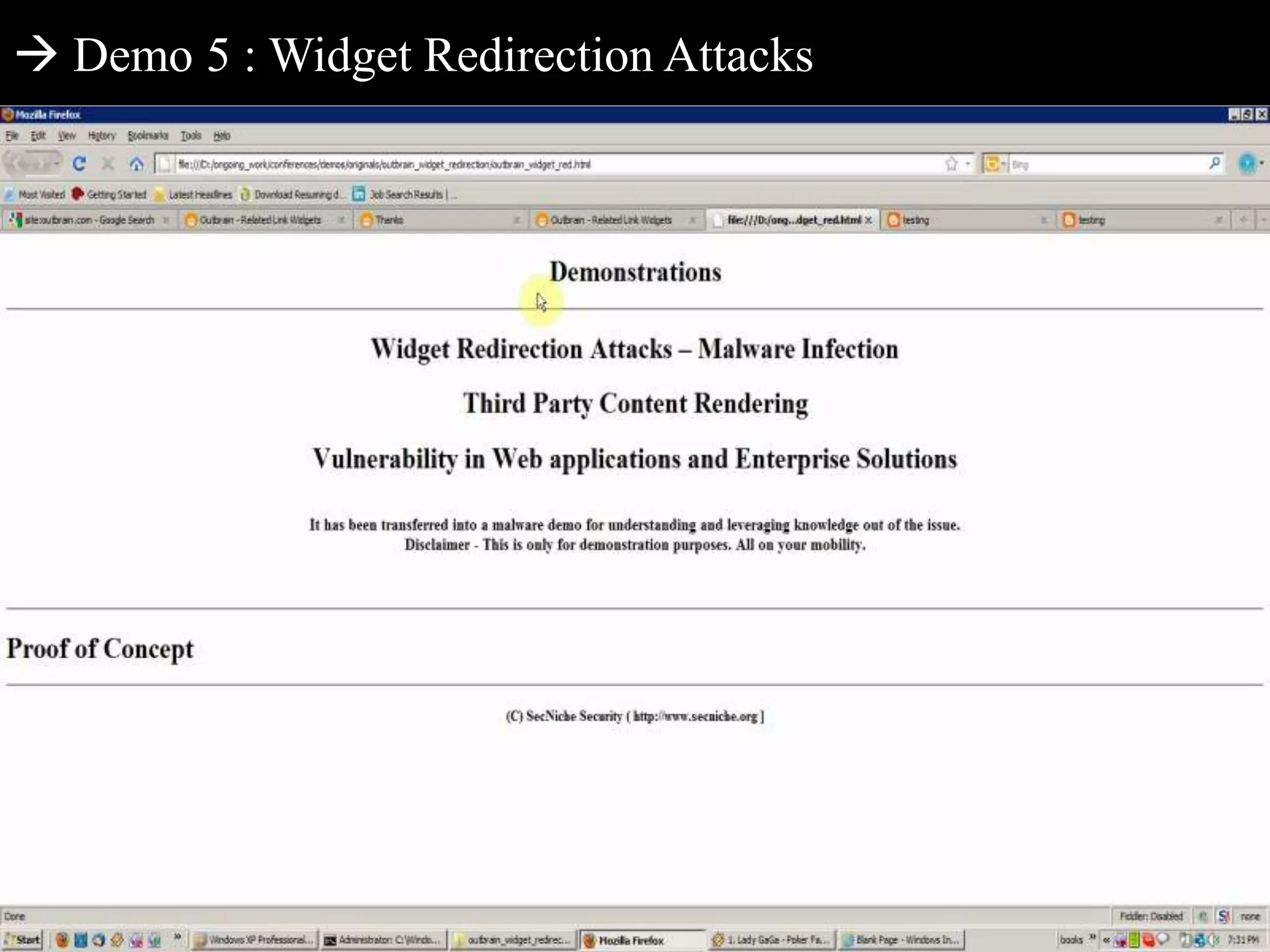  Web Application Security ! Reality - Broken