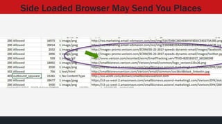 Side Loaded Browser May Send You Places
 