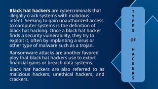 HACKERS-CRACKERS.pptx HACKERS AND CRACKERS | PPTX