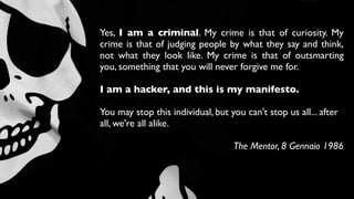 Hackers: Santi Criminali