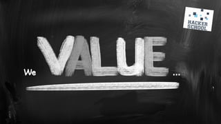 © 2015 Hacker School UG (haftungsbeschränkt)
We …
 