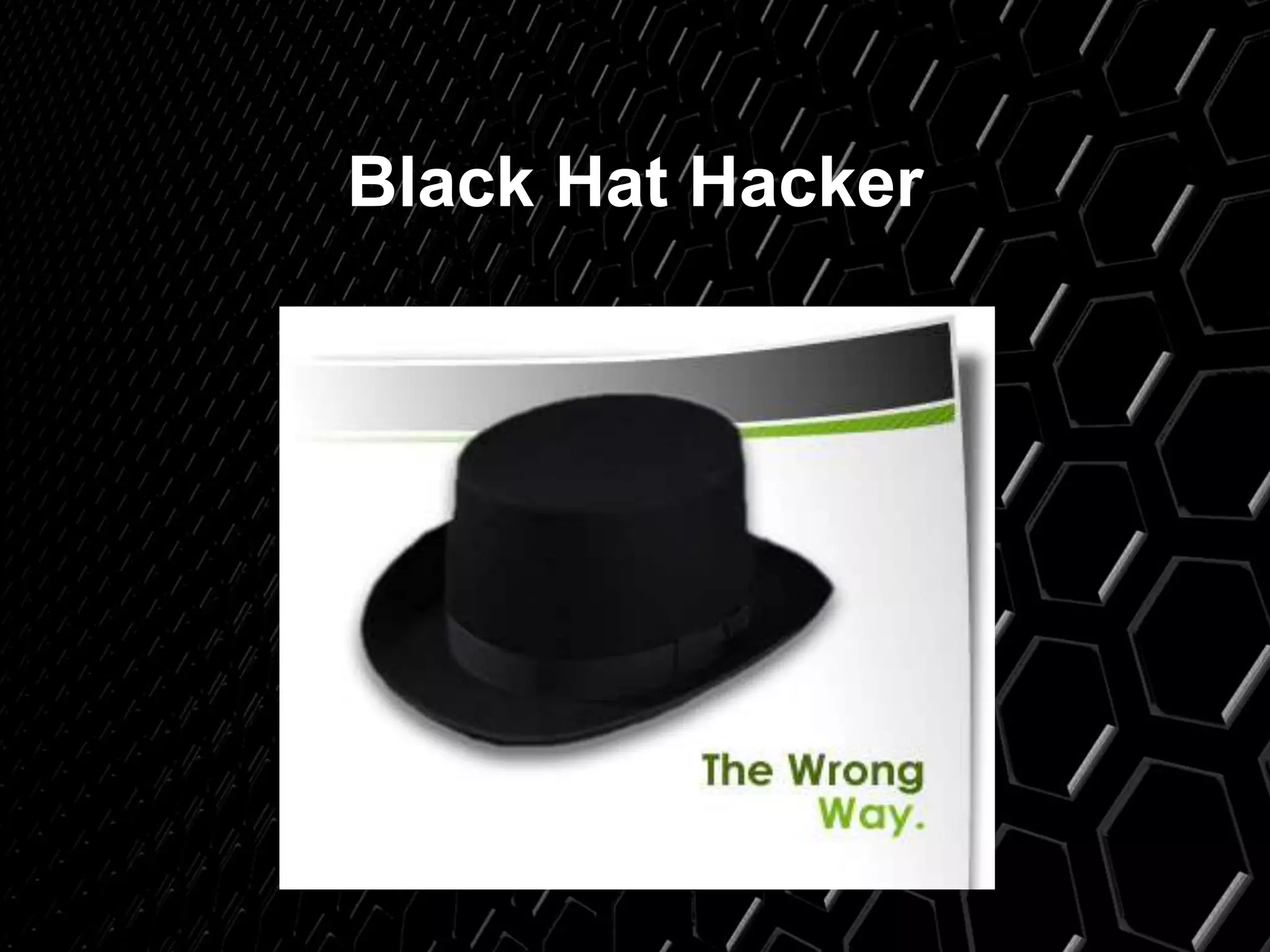 Black Hat Hacker
 