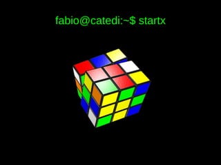 fabio@catedi:~$ startx
 