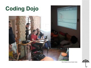 Coding Dojo
Foto: Arquivo Garoa Hacker Clube
 