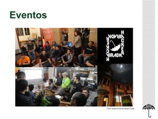 Eventos
Foto: Arquivo Garoa Hacker Clube
 