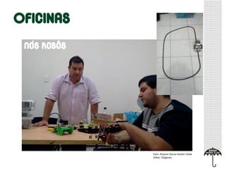 Foto: Arquivo Garoa Hacker Clube
Vídeo: Diógenes
 