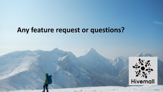 Any feature request or questions?
592018/2/17 HackerTackle
 