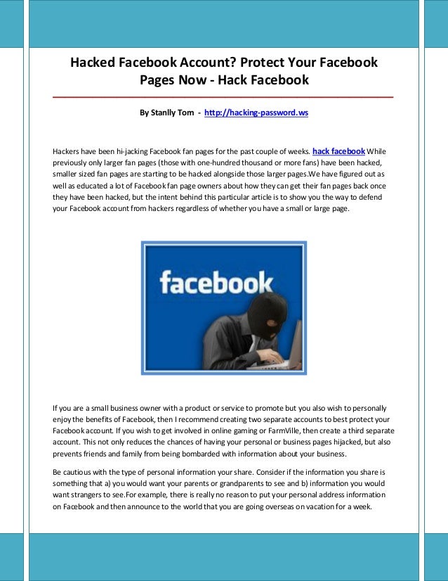 Hack Facebook